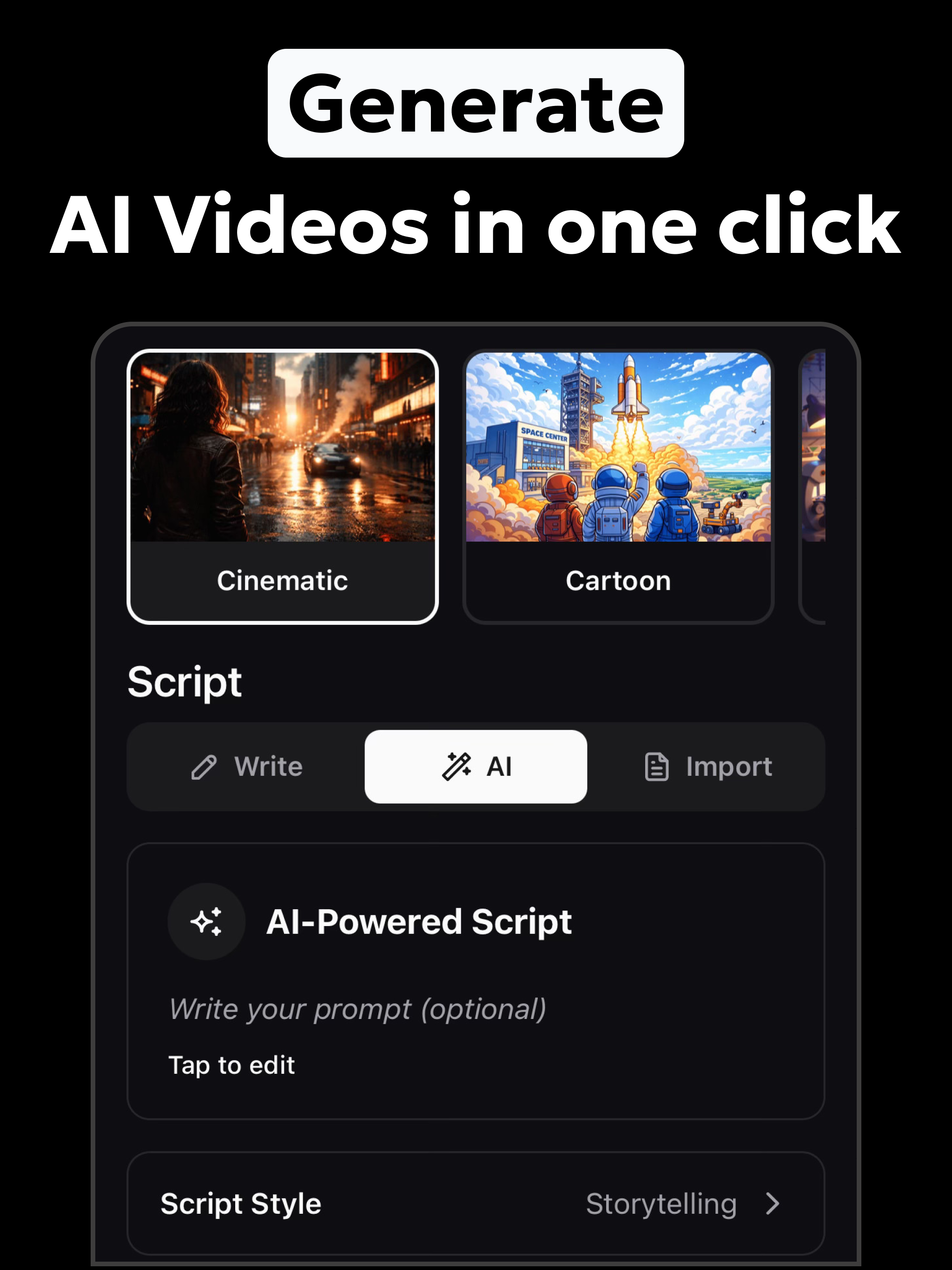 Scene: AI Video Generator screenshot 13