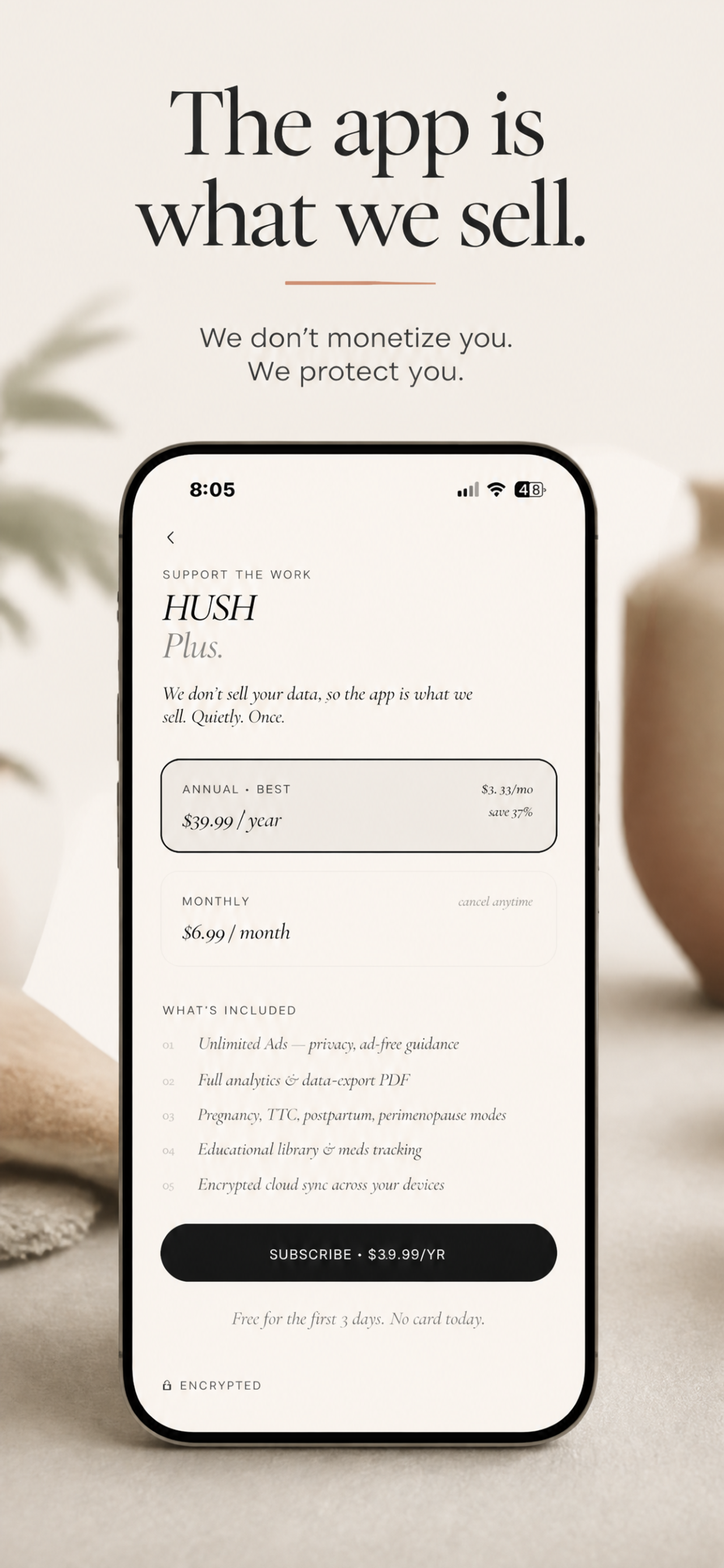 HUSH: Period & Cycle Tracker