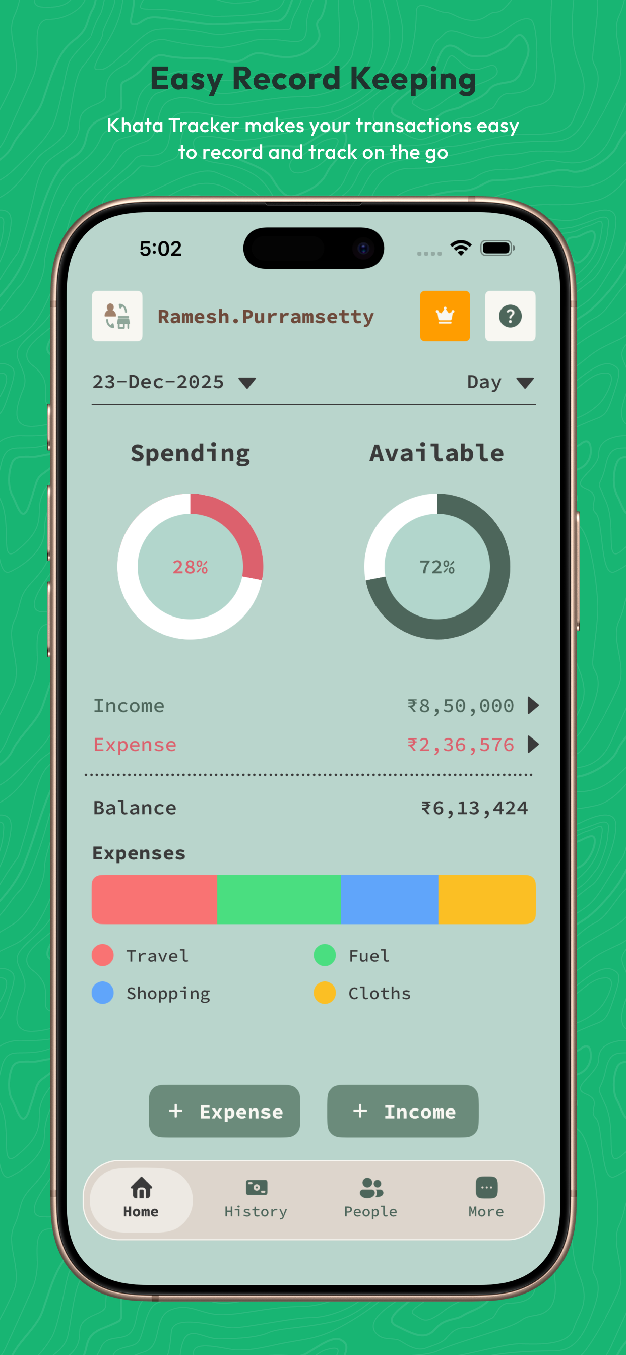 Khata Tracker Business Ledger
