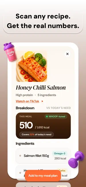 Kcally - AI Recipe Scanner screenshot 3