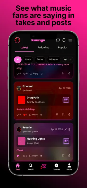 Ratings: Rate & Review Music screenshot 2 of 6