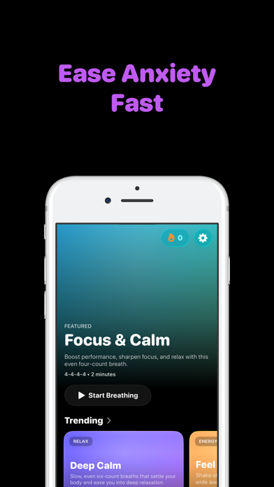 Brae: Breathing Exercises iPhone screenshot