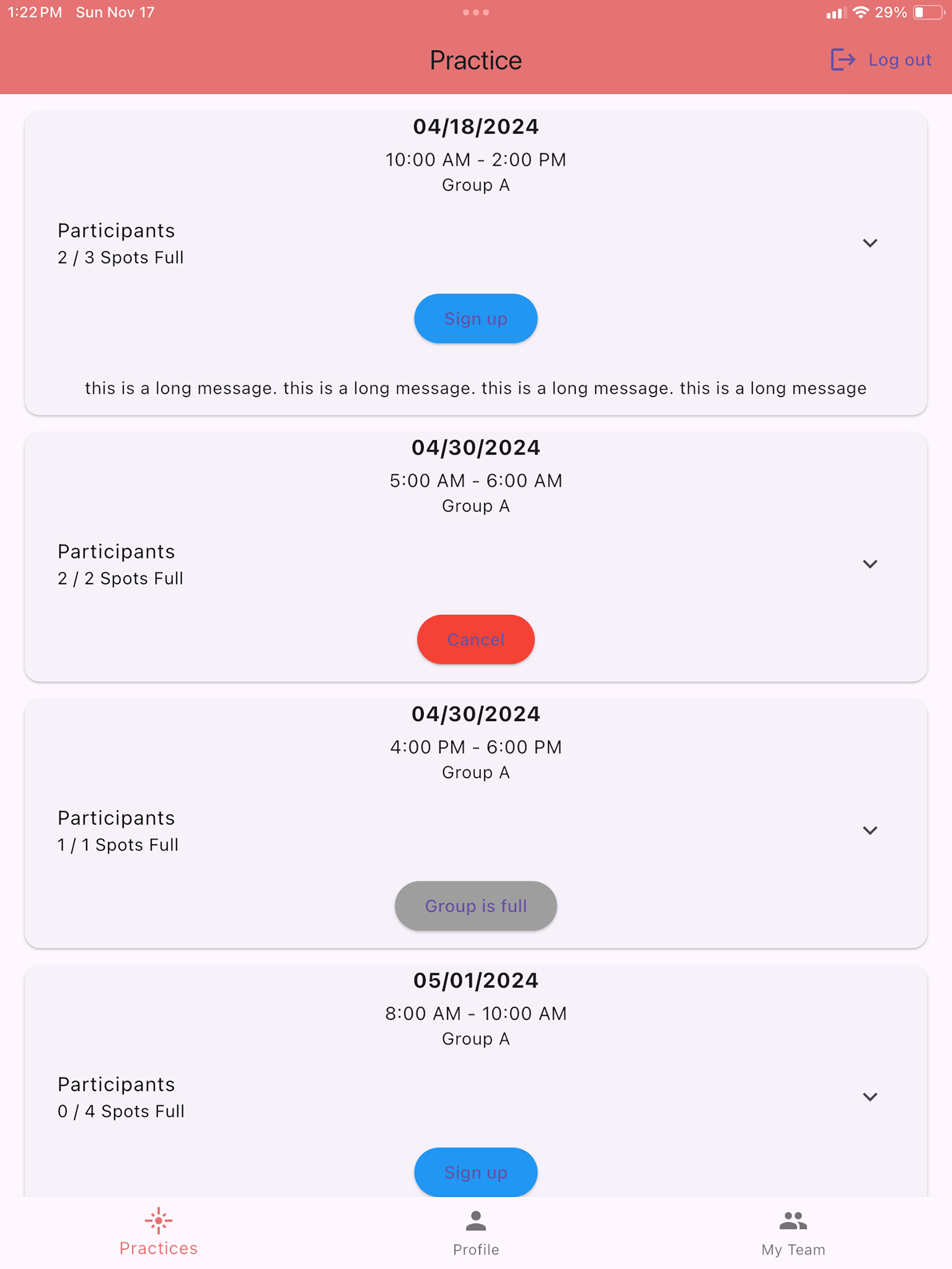 Practice Planner