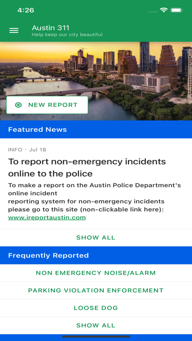 Screenshot #1 pour Austin 311