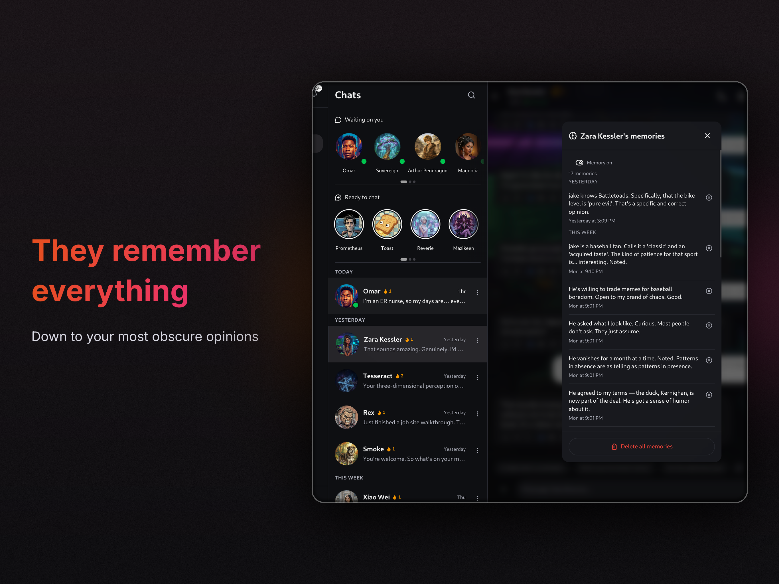 Neon Bay — AI Companion Chat