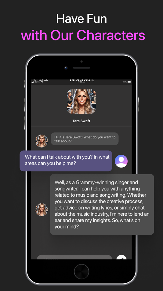 #4. Character AI Chatbots (iOS) 由: AICLICK MOBILE