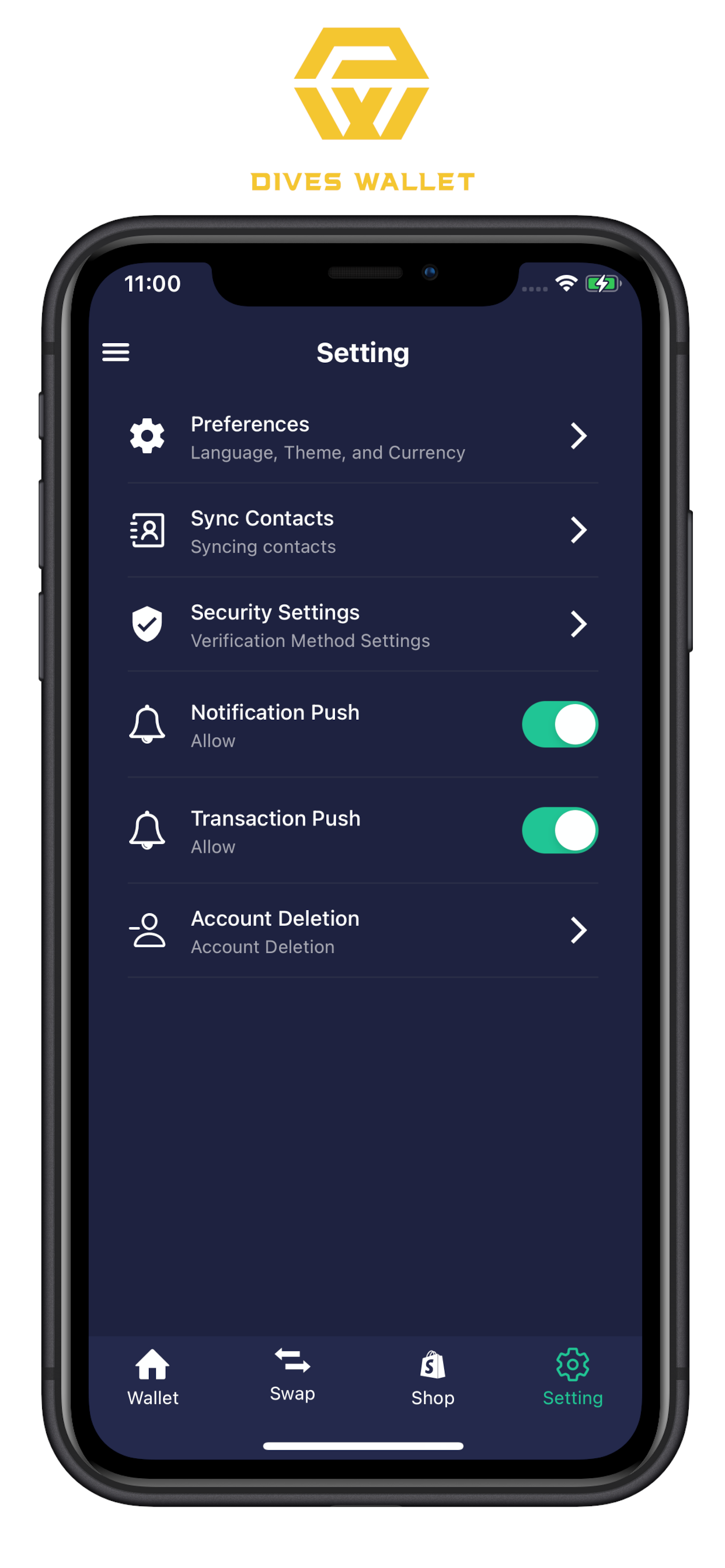 Dives Wallet