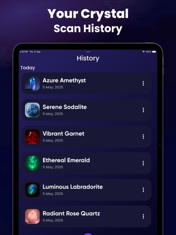 Crystal & Gem Identifier iPad screenshot