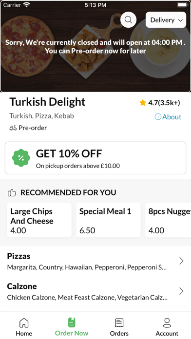 Turkish Delight Newark Screenshot