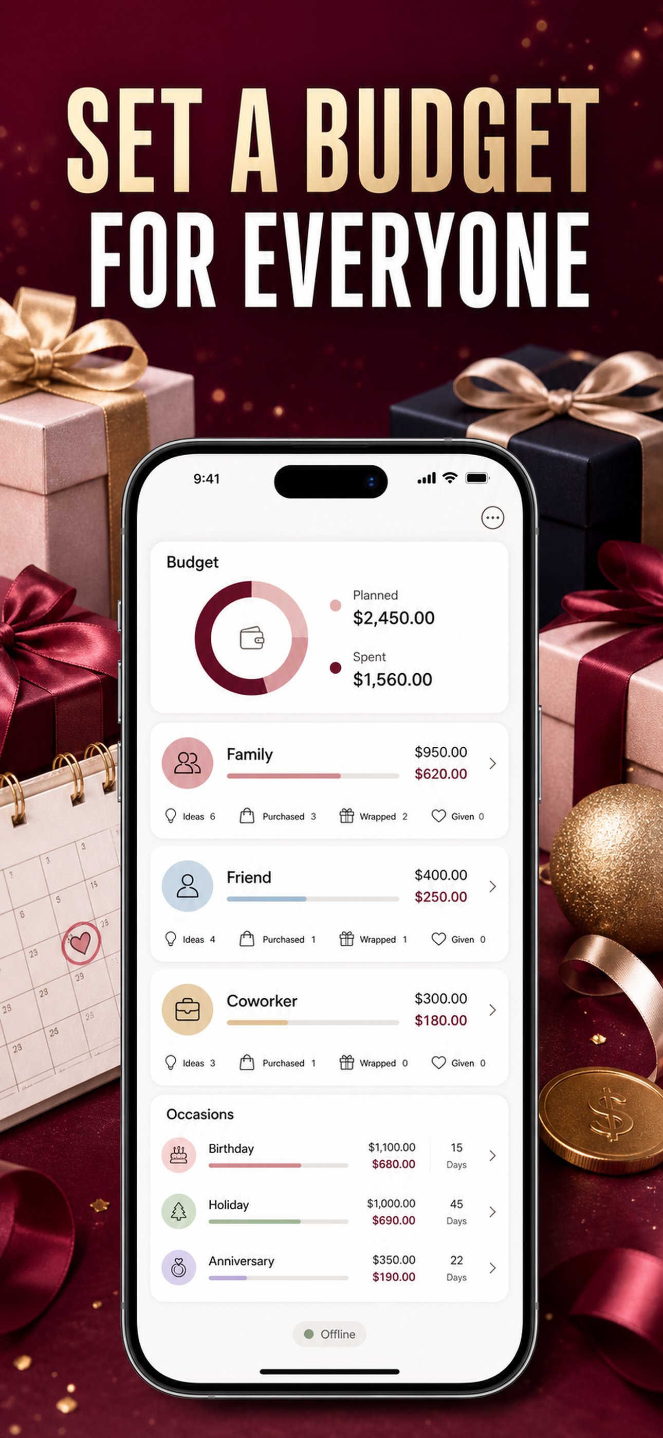 Gift List & Present Planner screenshot 4