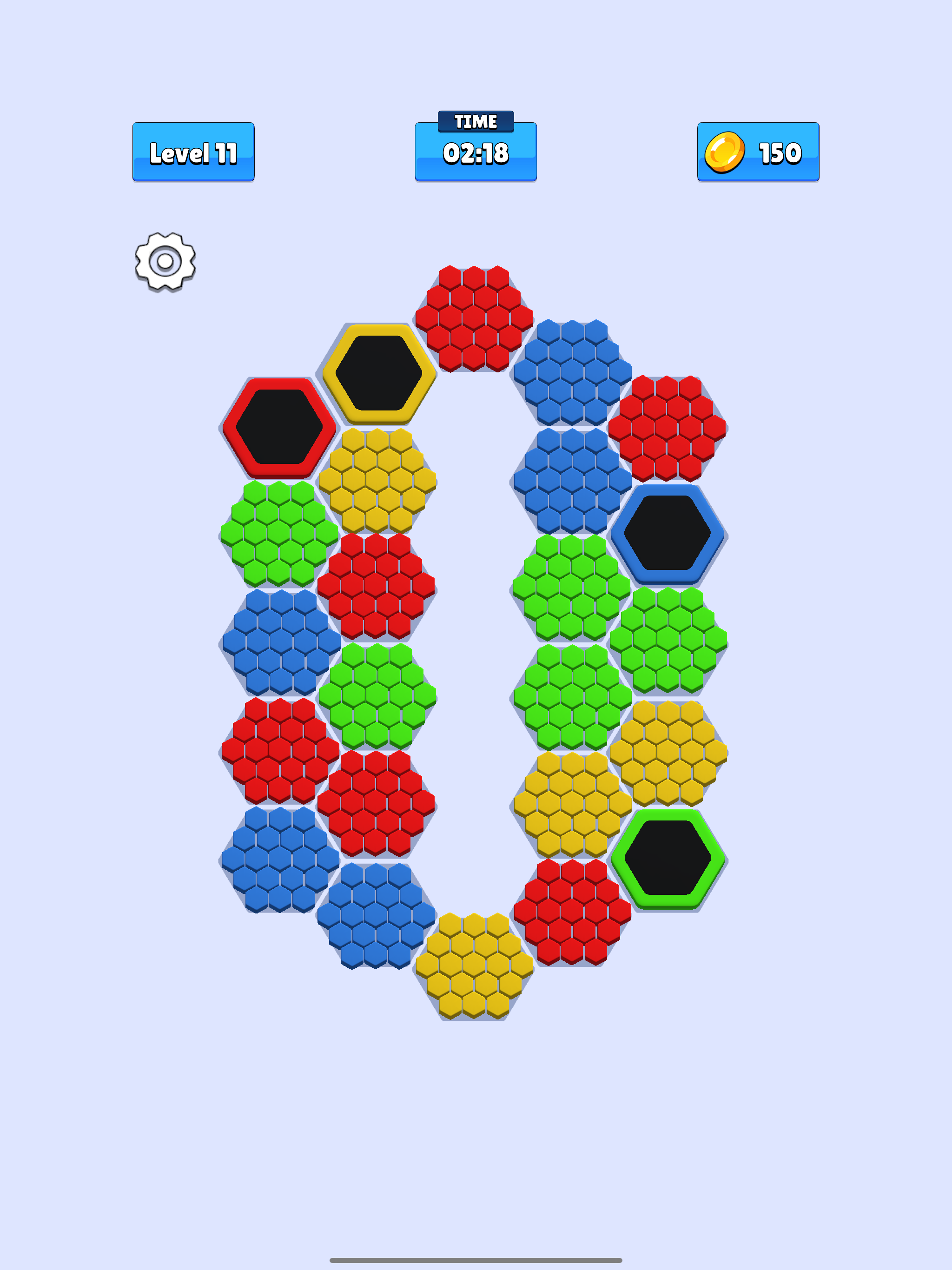 Hexa Hole Puzzle screenshot 9