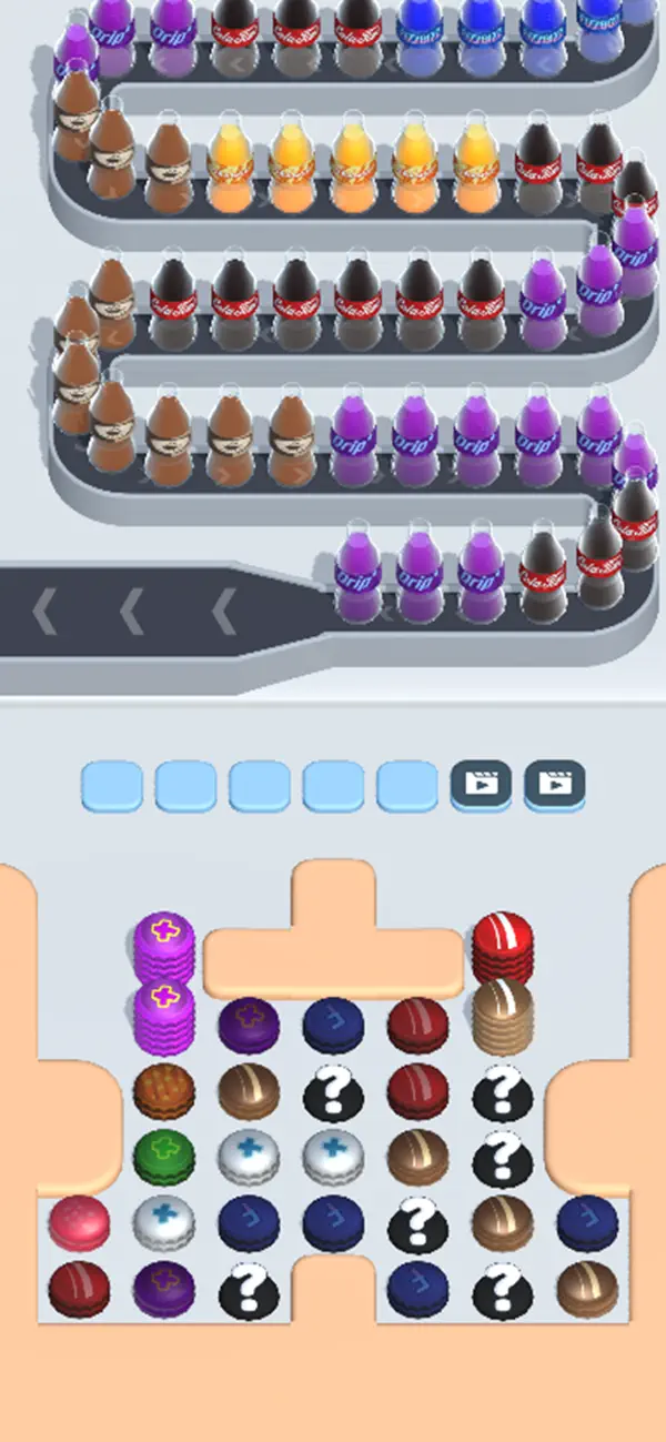 Screenshot #3 pour Bottle Jam Cap Sorting
