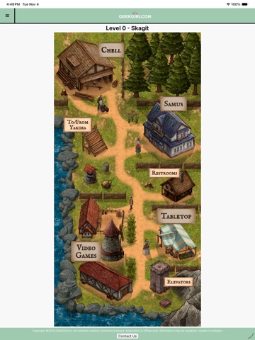 GeekGirlCon iPad screenshot