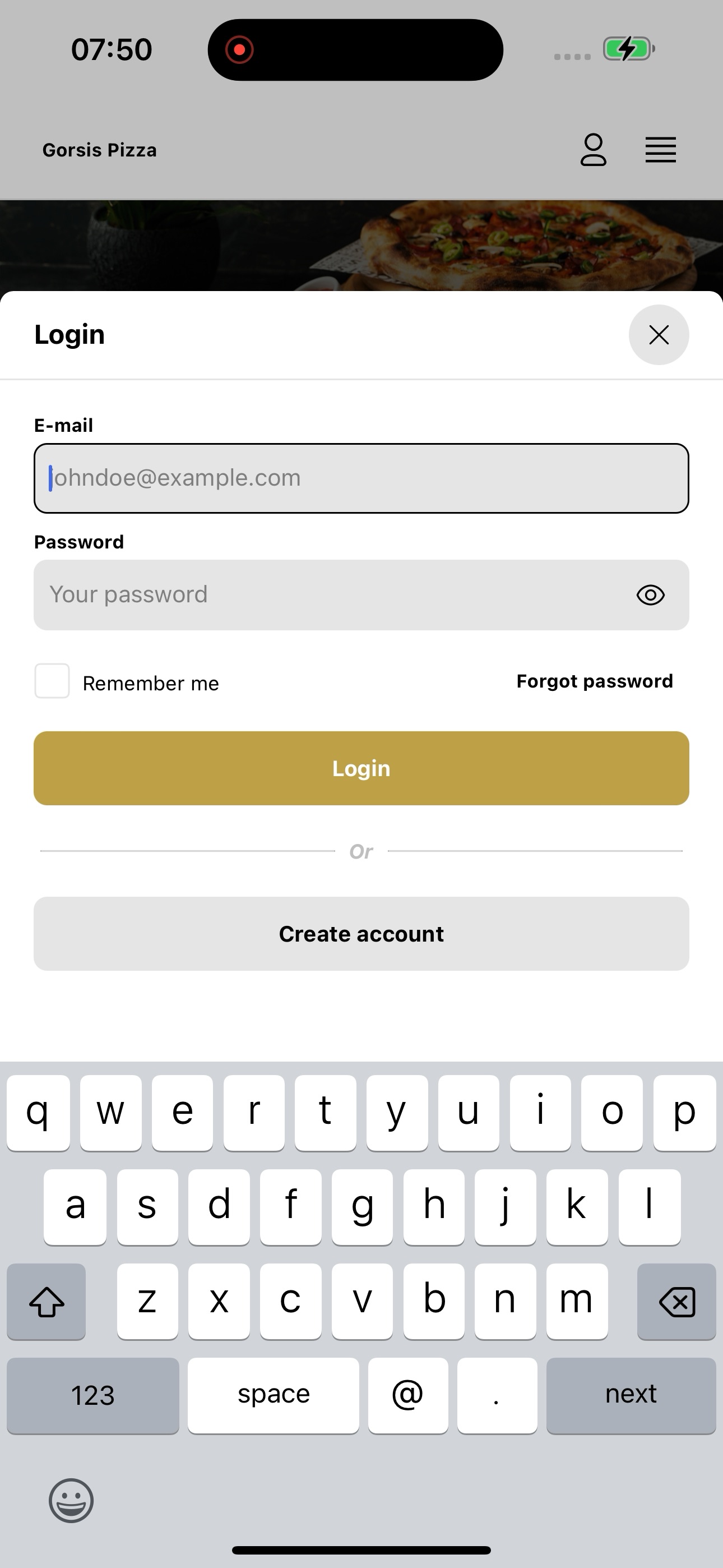 Screenshot 3 of Gorsis Pizza