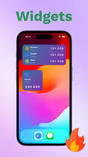 Authenticator App Widget screenshot 4