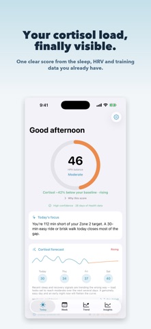 CalmTide: Cortisol Tracker Screenshot 1 of 10