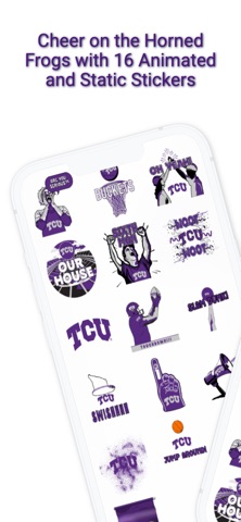 Horned Frogs Sticker Pack 2024 screenshot