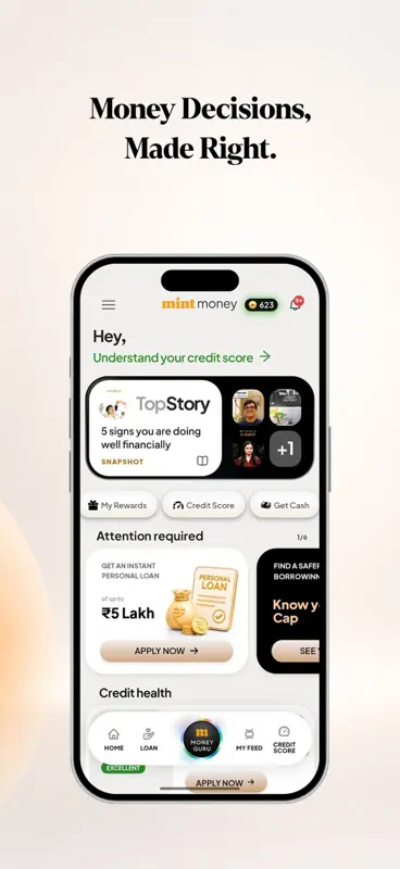 Mint Money: Credit Score, Loan screenshot 1 of 8