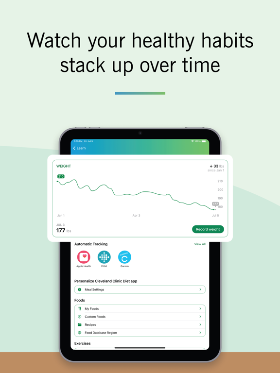 Cleveland Clinic Diet iPad screenshot 7 - Health & Fitness app