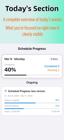 Schedule Progress Screenshot 1 of 6