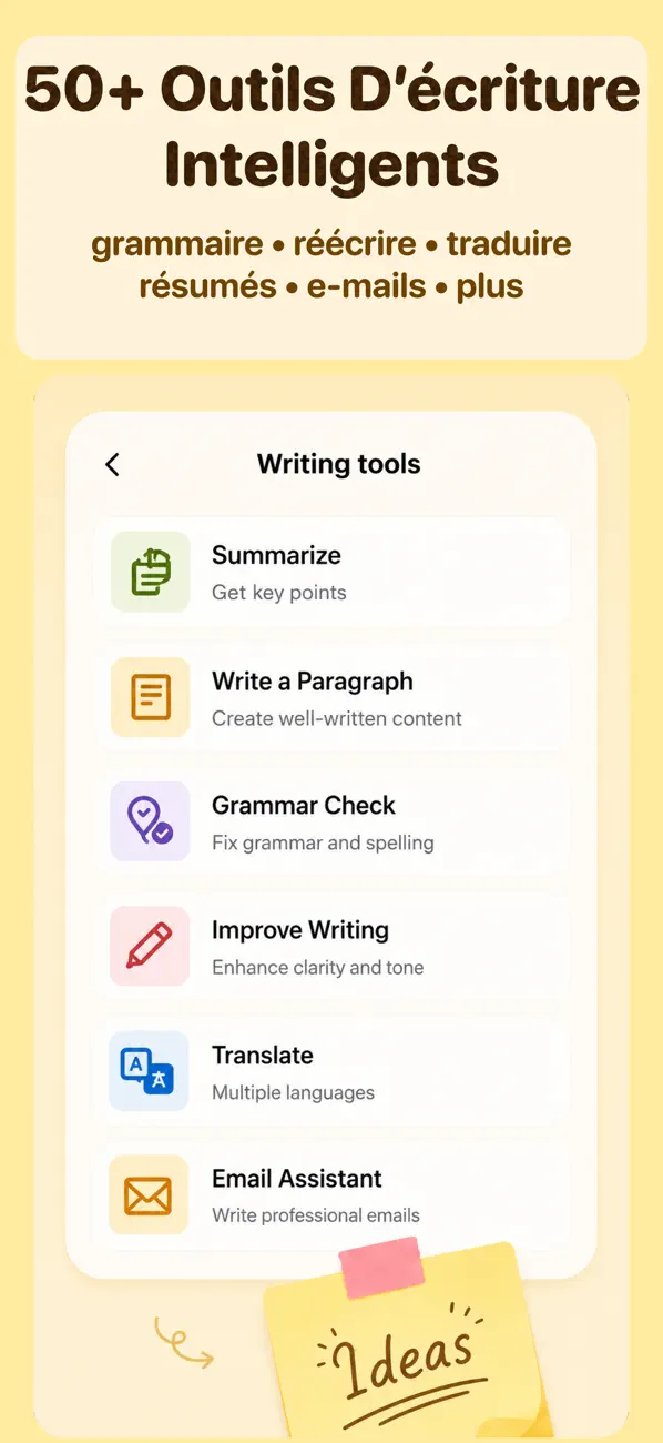 Screenshot #2 pour Assistant d’écriture IA - Owl+