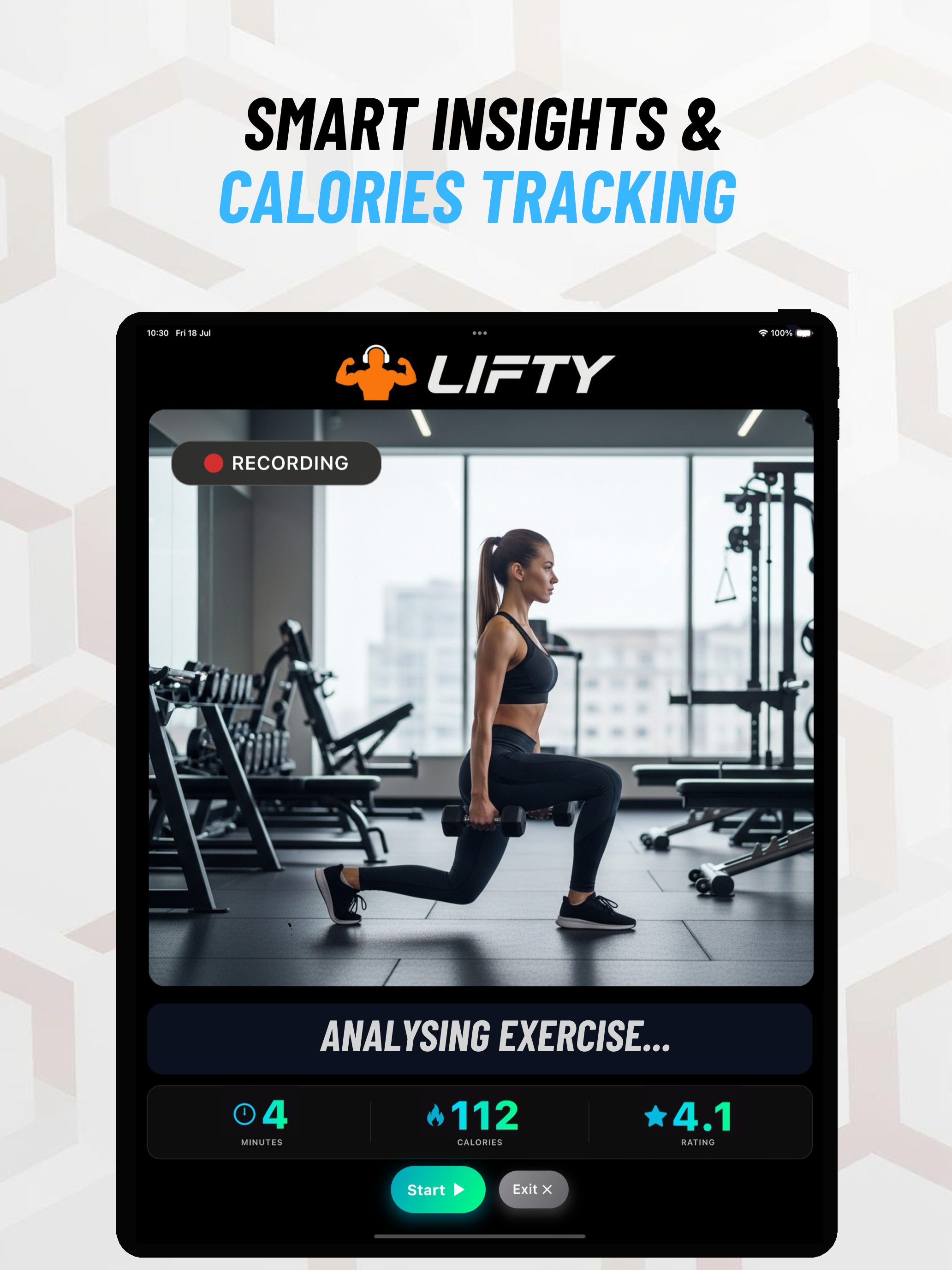 Lifty AI: Live Fitness Trainer