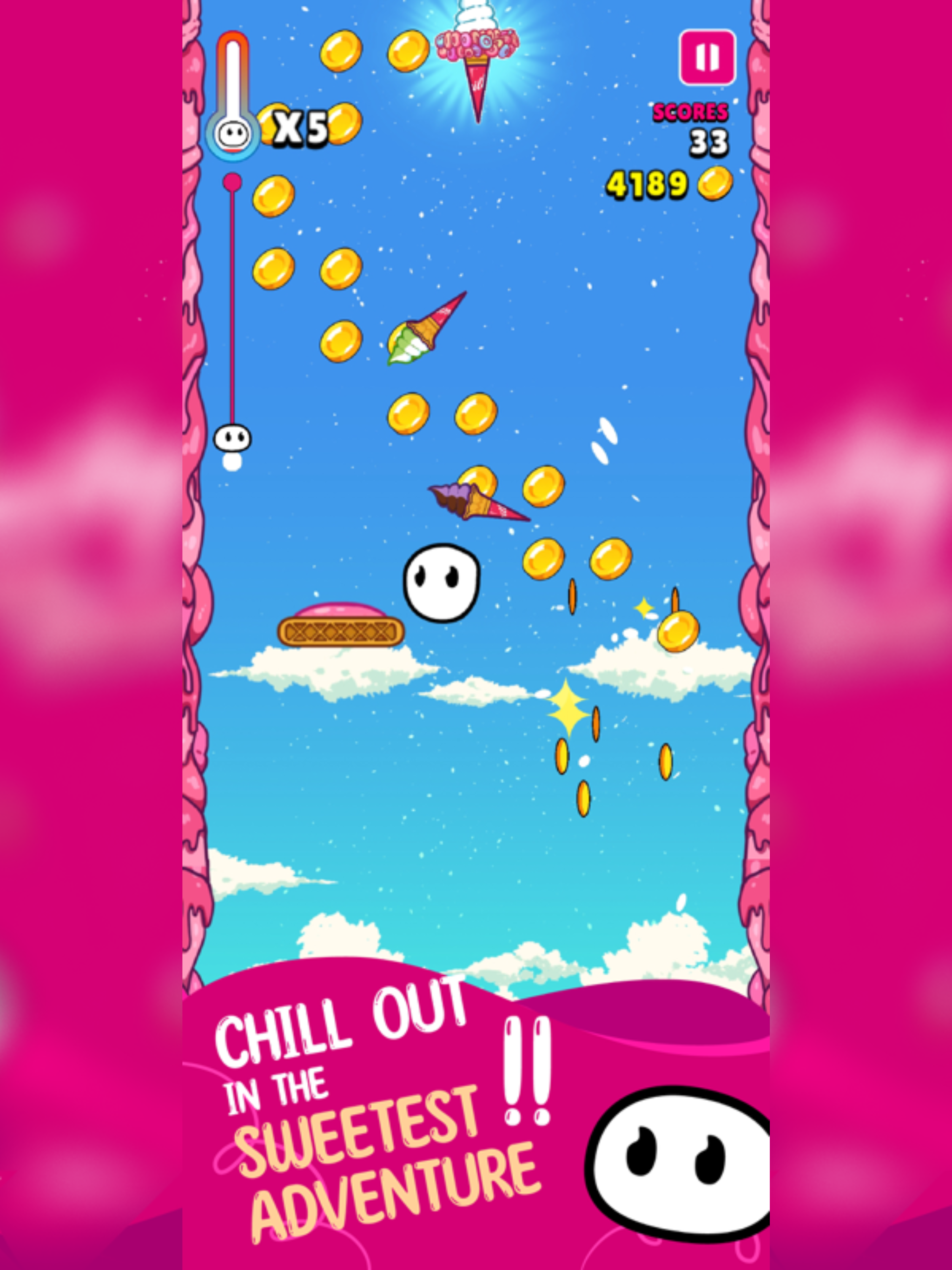 Milky Ice Jump screenshot 7