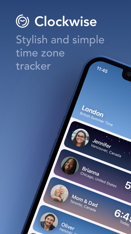 Clockwise - Time Zone Tracker