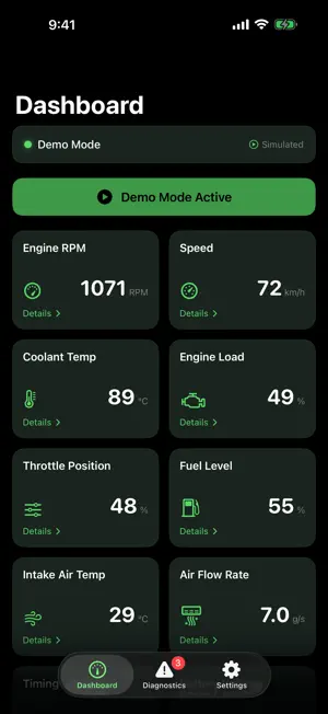 AutoCheck OBD screenshot 2