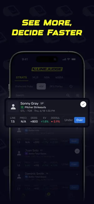 LINEJUDGE: AI Prop Insights screenshot 3