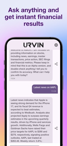 Ask Urvin Screenshot 2 of 3