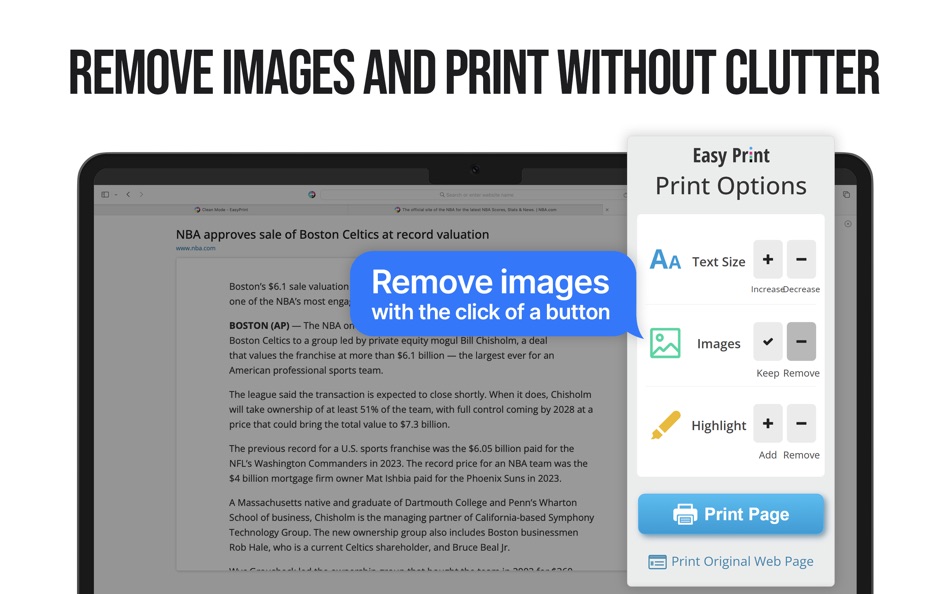 #3. Easy Print: Free Web Printer (macOS) Av: Productive Apps