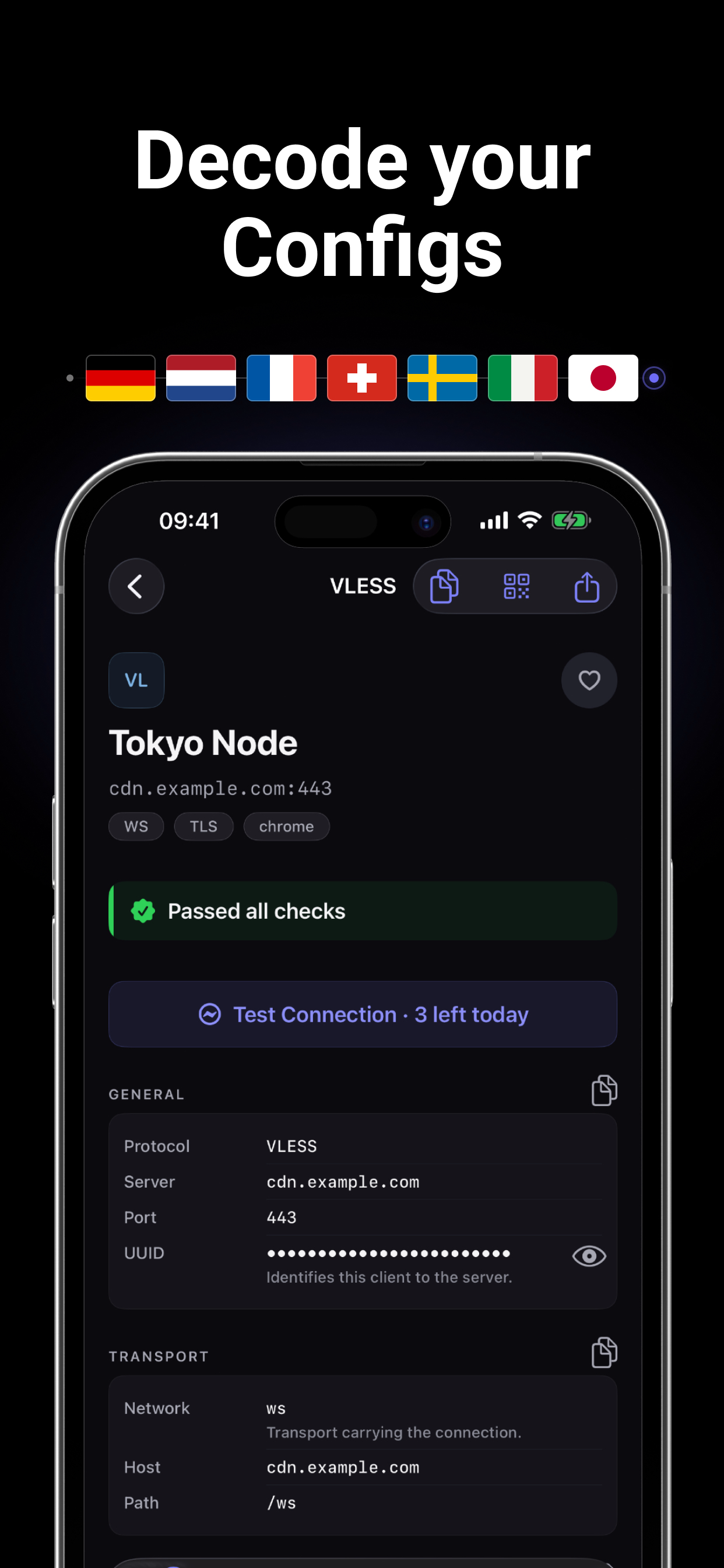 v2config Net inspector
