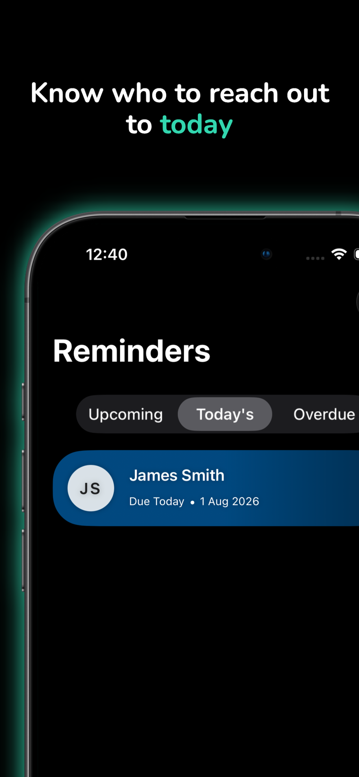 Kinty: Contact Reminders