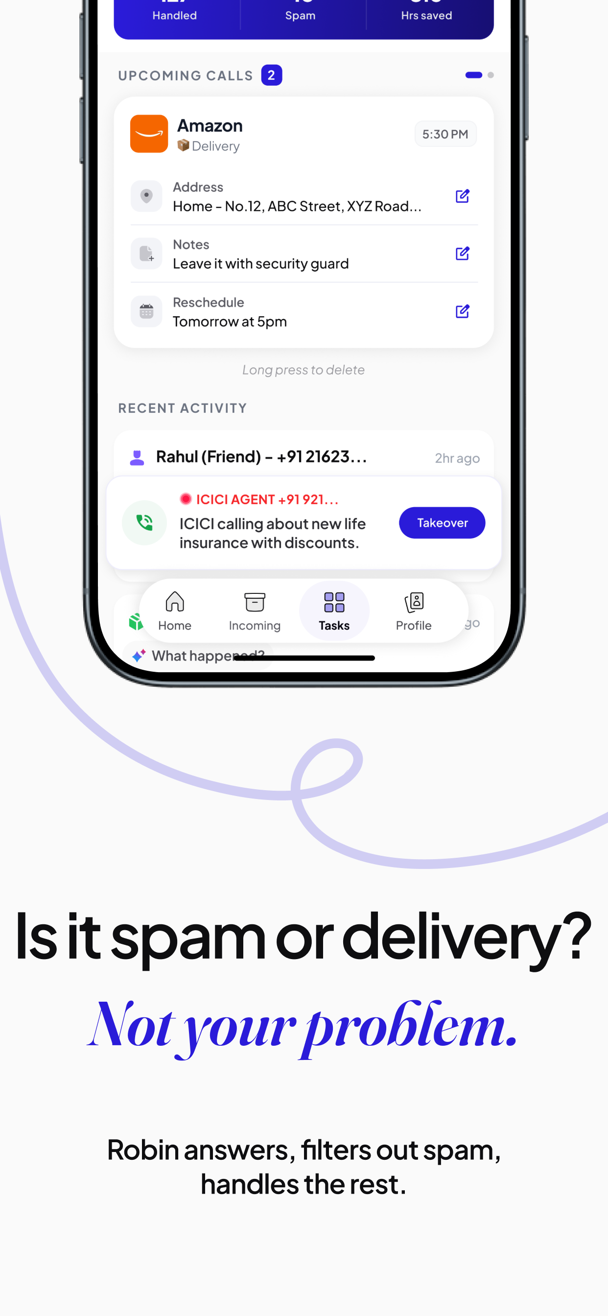 hiRobin - AI Call Assistant screenshot 2