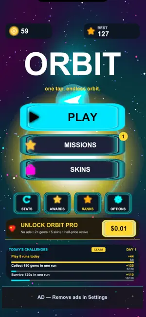 Orbital Tap screenshot 1