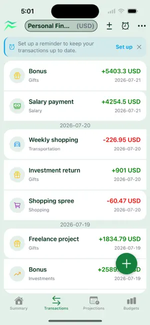 Fitim—Budget & Forecast screenshot 3