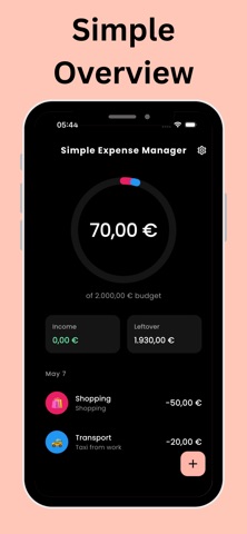 Simple Expense Tracker: Budget Screenshot 2 of 7