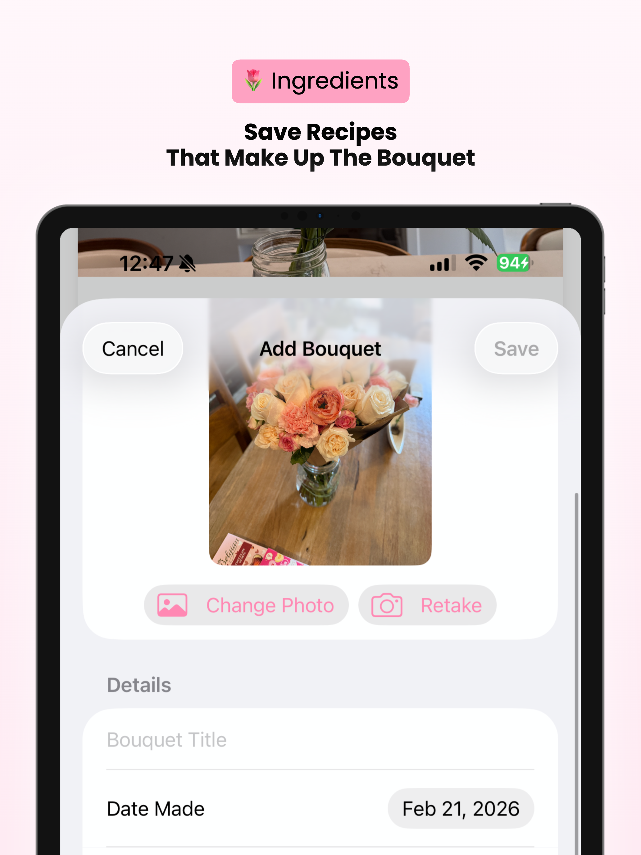 Bouquet Book