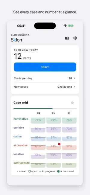 Sklon: Slovenian Cases screenshot 1