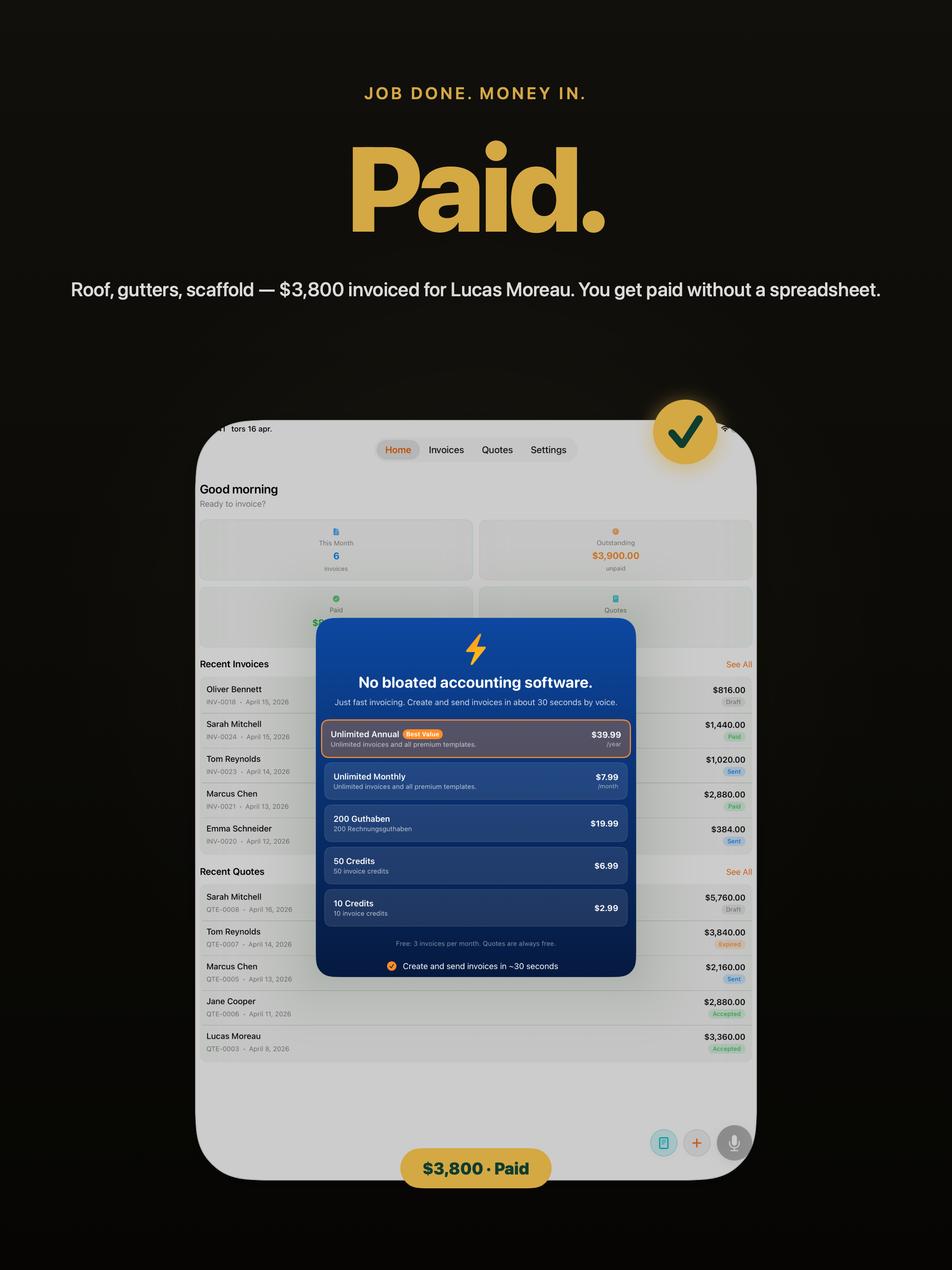 Voice Invoice - VoicePrice screenshot 10