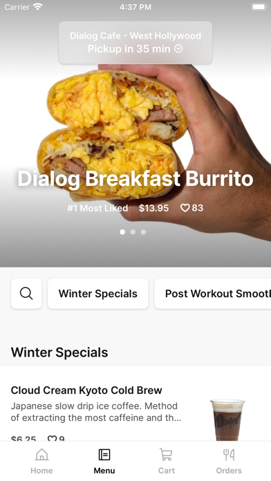 Dialog Cafe - LA Screenshot 1 - AppWisp.com Dialog Cafe - LA Screenshot 1 - AppWisp.com