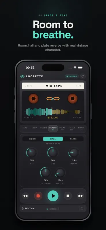 Loopette: Cassette Tape Looper screenshot 4 of 5