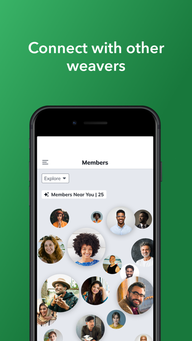 Weaving Us iPhone screenshot 3 - Social Networking app