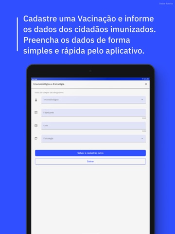 e-SUS Vacinação iPad screenshot 3