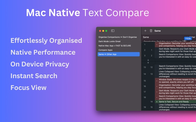 Same - Text Compare screenshot