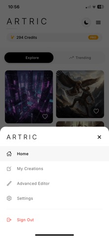 Artric screenshot