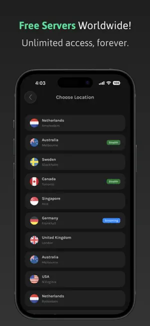 SafeCloak VPN screenshot 2