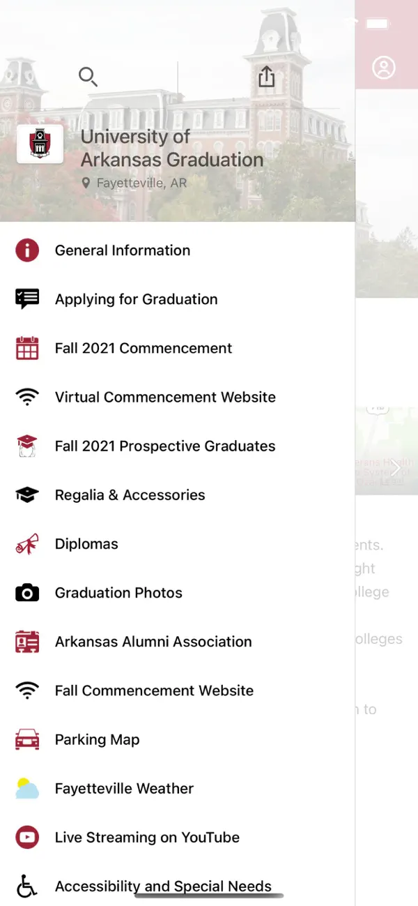 Screenshot #3 pour Univ of Arkansas Graduation