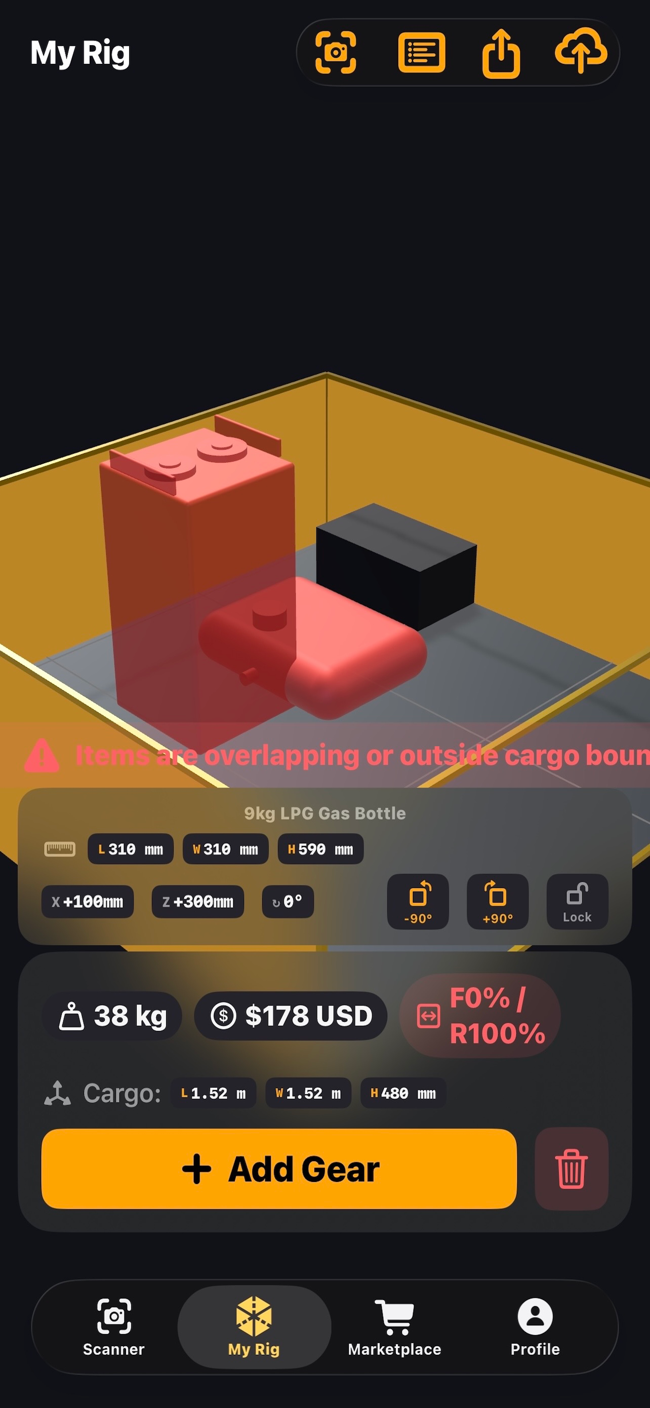 AO:RigFit - 3D Gear Fitting screenshot 4